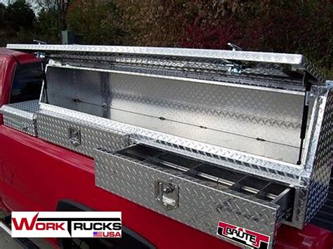 metal truck bed tool box|60 top mount truck box.